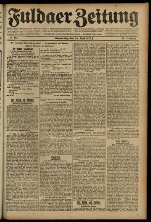 Ausgabe vom Donnerstag, den 14. Juni 1917.