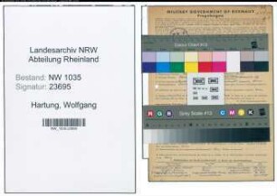 Entnazifizierung Wolfgang Hartung , geb. 18.02.0000 (Museumsdirektor)