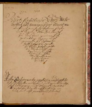 Denkschrift zu ehelichen Differenzen mit Landgraf Moritz