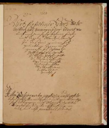 Denkschrift zu ehelichen Differenzen mit Landgraf Moritz