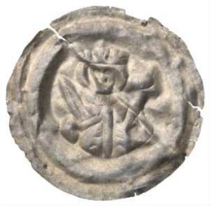 Fundmünze, Brakteat, 1253 - 1278