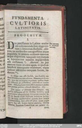 Fundamenta Cultioris Latinitatis.