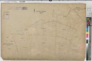 Eilmsen (Welver), Vellinghausen (Welver), Umlegung Eilmsen-Vellinghausen, Zuteilungskarte Eilmsen Flur 1