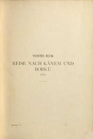Sahărâ und Sûdân : Ergebnisse sechsjähriger Reisen in Afrika, 2. Borkû, Kânem, Bornû und Bagirmi