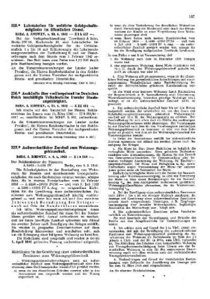Außerordentlicher Zuschuß zum Wohnungsgeldzuschuß : [Amtliche Erlasse] ; [Amtlicher Teil]