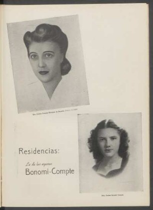 Residencias: La de los esposos Bonomi-Compte - [Ilustración]