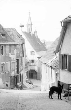 Ettenheim: Gasse von oben