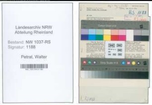 Entnazifizierung Walter Petrat , geb. 09.02.1904 (Regierungsinspektor)