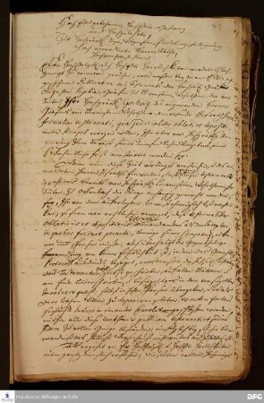Brief von August Hermann Francke an die Regierung zu Berleburg.