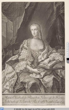 Marie Elisabeth von Parma, Gemahlin Joseph II.