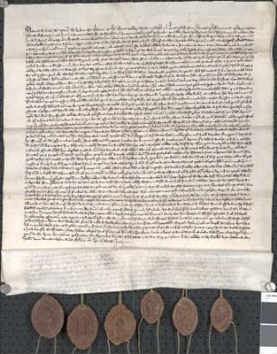 Worms: Litera unionis cleri, 1) Disposit quomodo et quot eligendi qui compareant in Convocatione et conventu cleri 1263, 2) Disponit de necessaria...