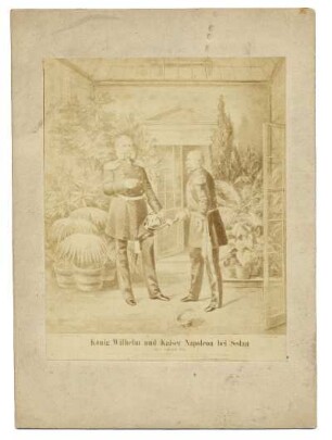 König Wilhelm und Kaiser Napoleon bei Sedan
