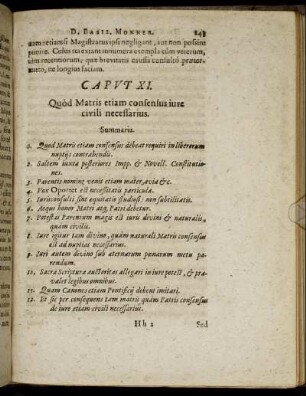 Caput XI. - Caput XVIII.