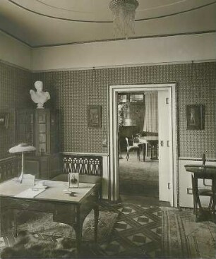 Fischer, Theodor; Reutlingen; Haus E. Gminder - Arbeitszimmer