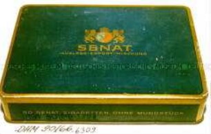 Dose mit Inhalt Zigaretten "Senat"