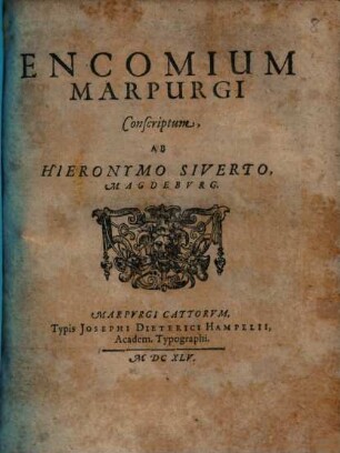 Encomium Marpurgi