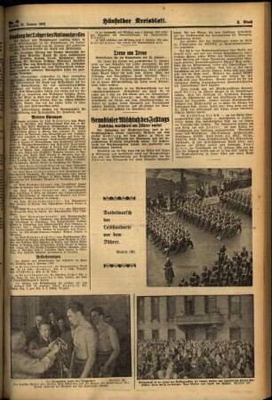 Zweite Ausgabe vom Montag, den 31. Januar 1938.