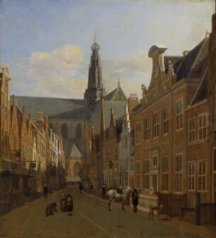 Straße in Haarlem