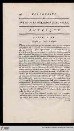 Article XV