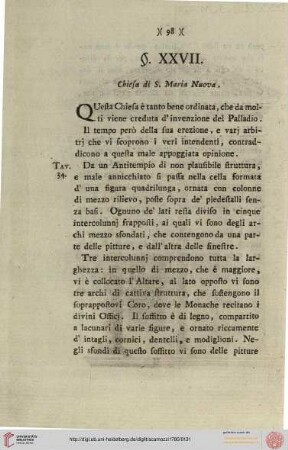 XXVII. Chiesa di S. Maria Nuova
