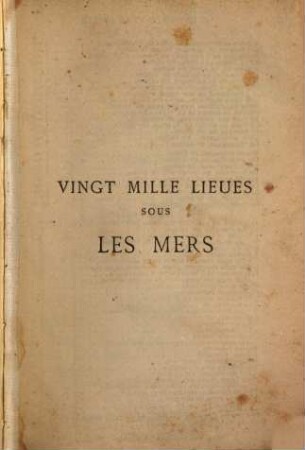 Vingt mille lieues sous les mers, 1