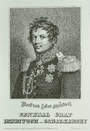 Bildnis des Generalfeldmarschalls Graf Hans von Diebitsch-Sabalkansky