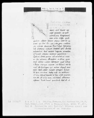 Evangeliar — Initiale N(ovum opus), Folio 8recto
