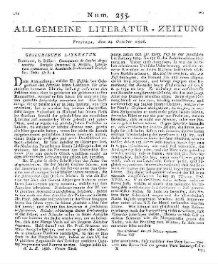Analecta critica in Anthologiam Graecam Cum Supplemento Epigrammatum Maximam Partem Ineditorum. Collegit I. G. Huschke. Jena, Leipzig: Frommann 1800
