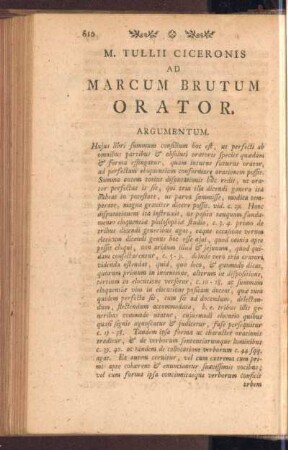 Ad Marcum Brutum Orator