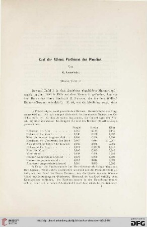 Kopf der Athena Parthenos des Pheidias