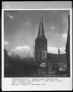 Katholische Pfarrkirche Sankt Klemens — Kirchturm