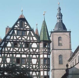 Fulda. Fachwerkfront des Alten Rathauses