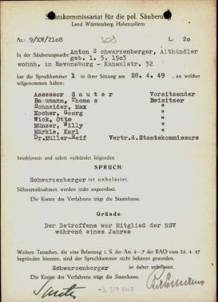 Schwarzenberger, Anton