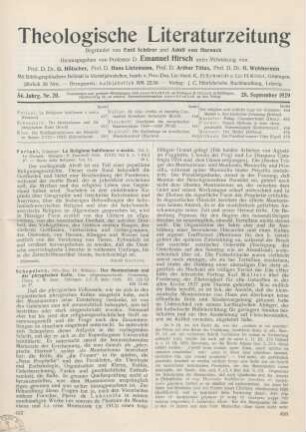 457-459 [Rezension] Schepelern, Wilhelm, Der Montanismus und die phrygischen Kulte