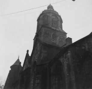 Meißen. Frauenkirche (1450/1520). Turm. Ansicht von Südosten