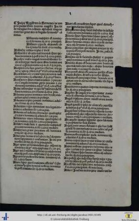 Incipit Registrum in Sermones de tempore.