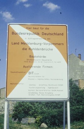 Kahldenbrücke Demmin (Peene)