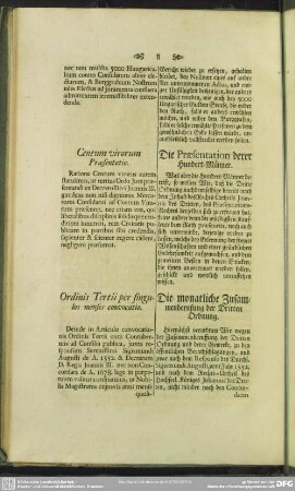 Centum virorum Praesentatio