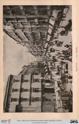 Napoli – Via Roma. – Rue de Rome. – Via Roma. – Roma-Strasse.