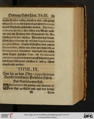 Titul. IX.