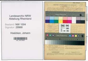 Entnazifizierung Johann Hoelzken , geb. 22.09.1904 (Arbeiter)