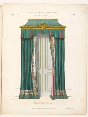 "Decor de Portière (Boìs doré)", aus: Le Garde-meuble