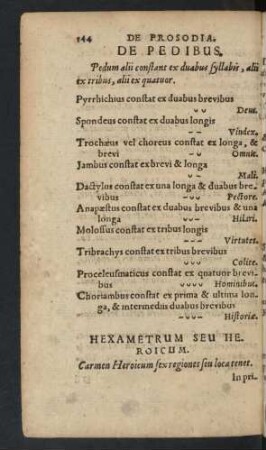 De Pedibus.