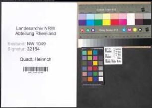 Entnazifizierung Heinrich Quadt , geb. 14.07.1912 (Spediteur)