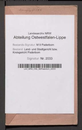 Erblasser: Mettgen, Gertrud: