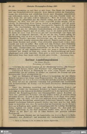 Berliner Ausstellungsskizzen