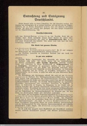 IV. Entrechtung und Enteignung Deutschlands