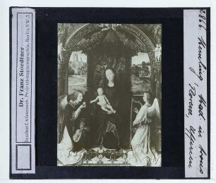 Memling, Madonna mit musizierenden Engeln (Florenz, Uffizien 00286024)