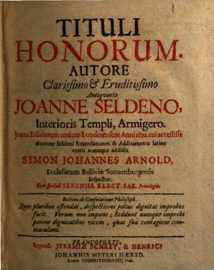 Tituli Honorum