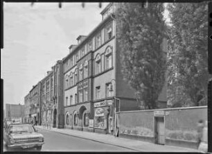 Blick entlang der Krummen Straße